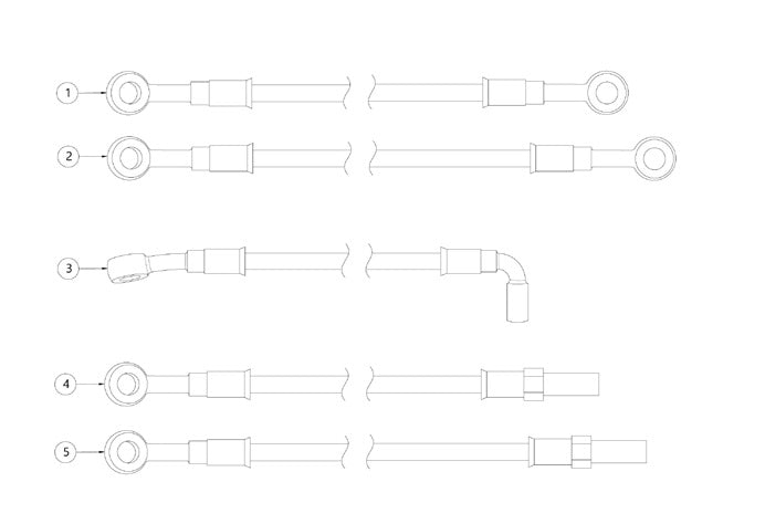 Shift Rear Brake Tube Model