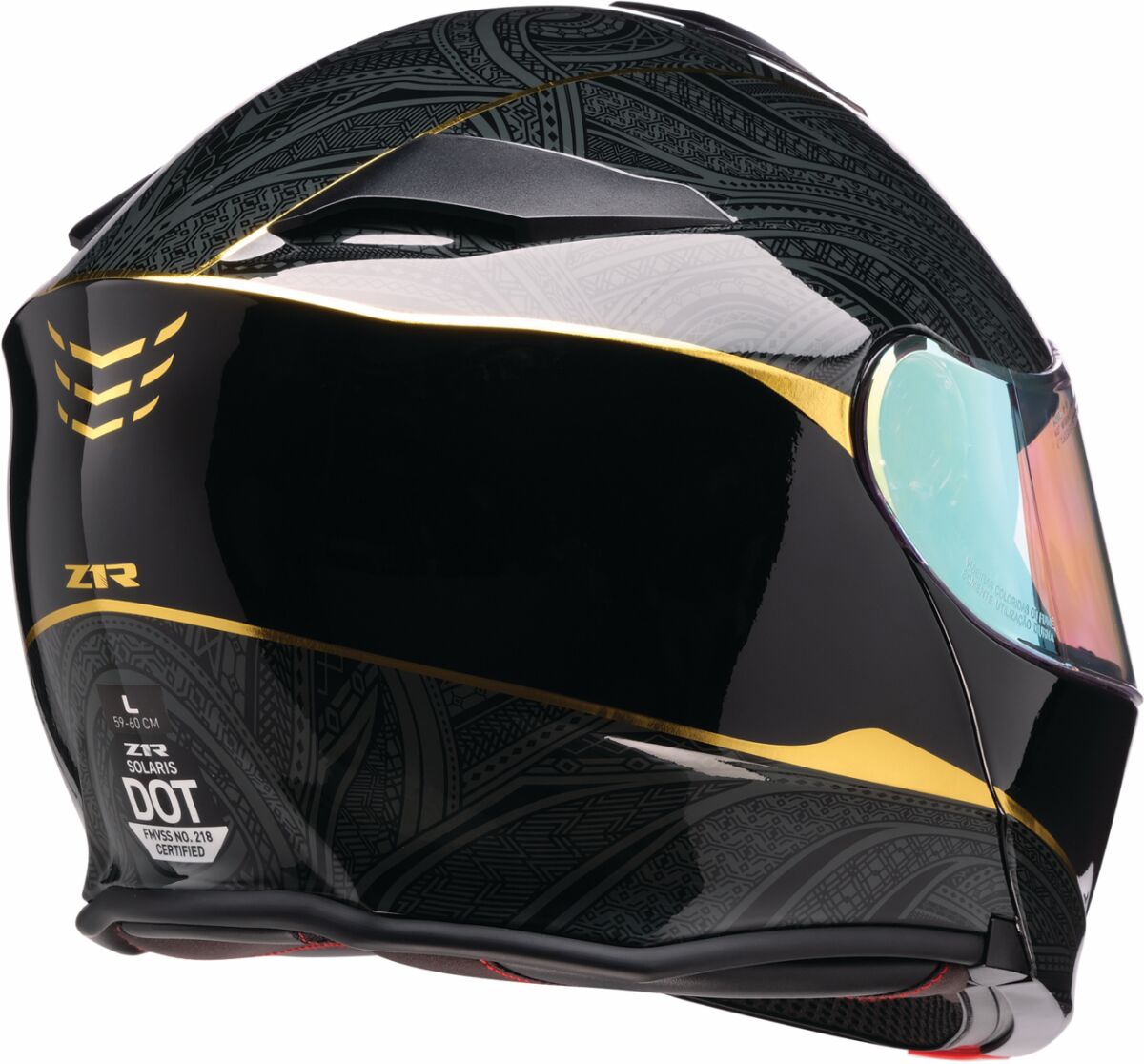 HLMT SOL NOTORIS BK/GO XS