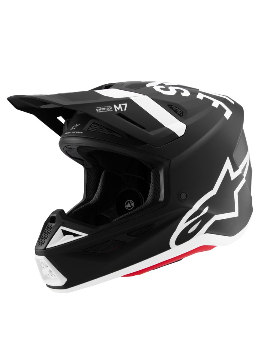 HELMET SM7 DASHER BLK/WHT XS
