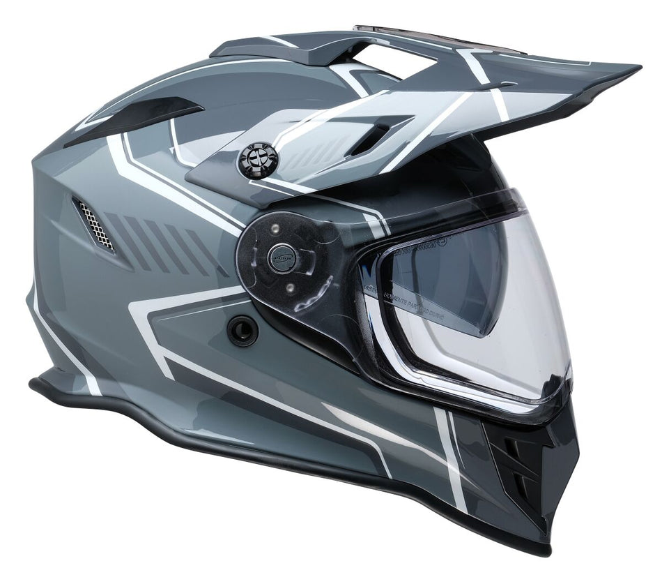 HELMET RANGE VOYAGER BK/WH XS