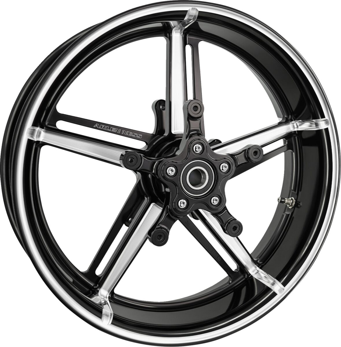 WHEEL FACTORY 24 WITH HUB & ADAPTERS 18" X 5.5" BLK CC