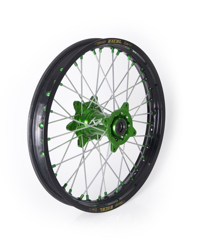WHEEL ASSEMBLY ELITE MX 2.15"x19" ALUMINUM GREEN