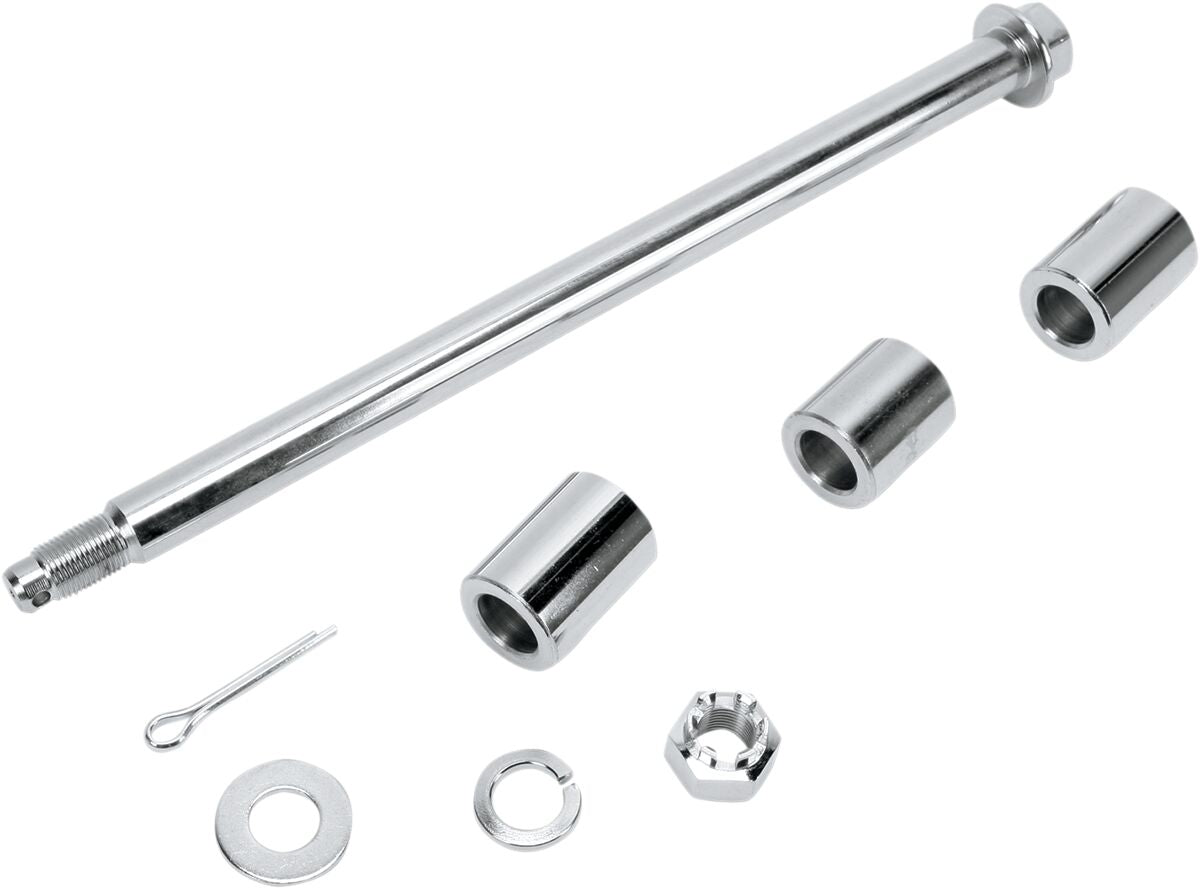 REAR AXLE KIT CHROME 13"