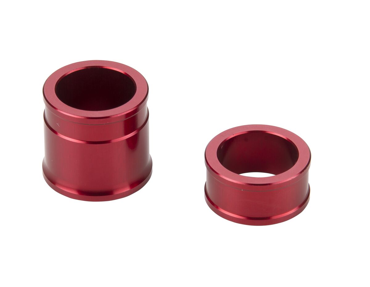 EXTERNAL SPACER REAR ALUMINUM RED