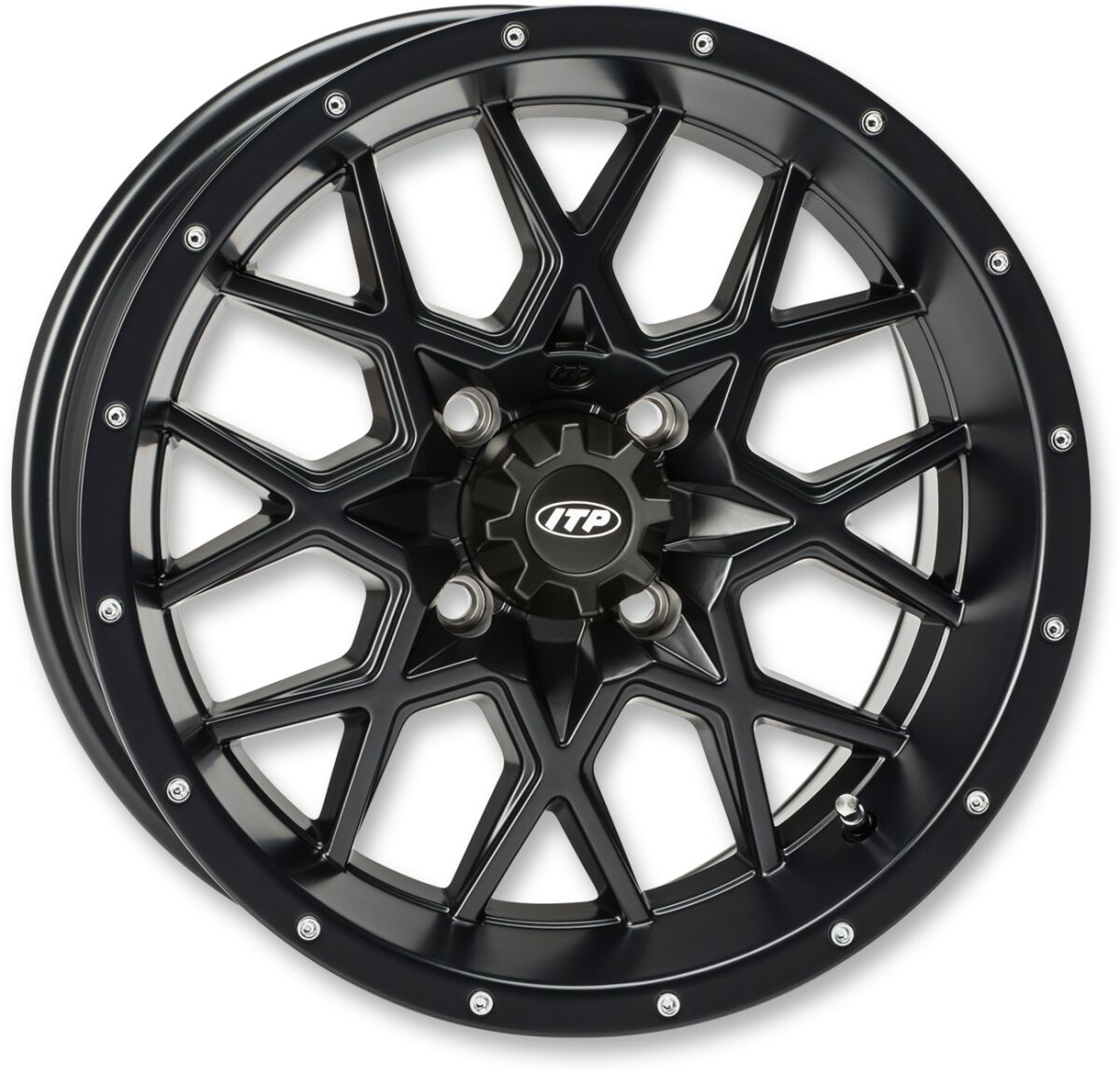 WHEEL HURRICANE 14X7 BOLT PATTERN 4/156 OFFSET 6+1