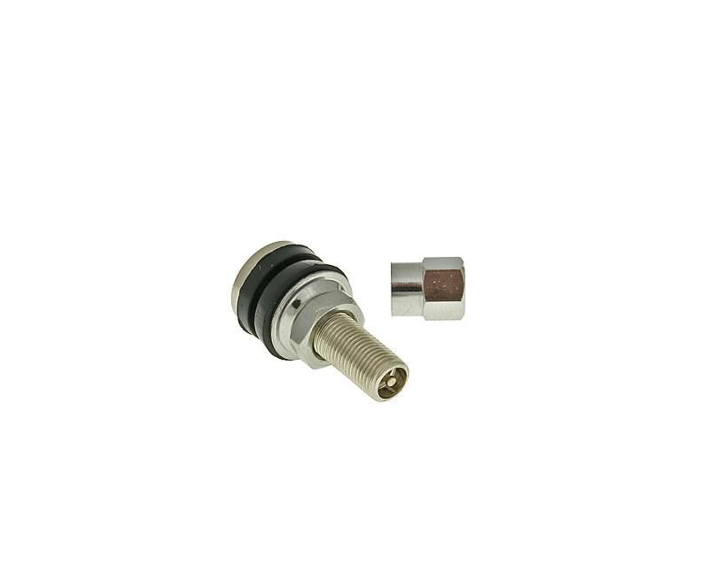 TIRE VALVE TUBELESS STRAIGHT SHORT METAL