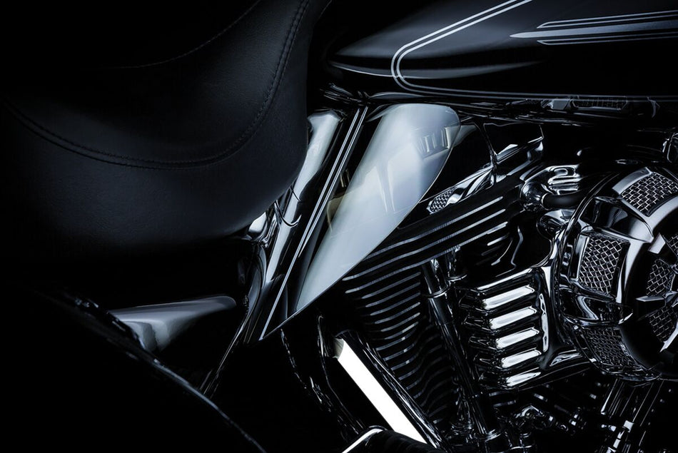 SADDLE SHIELD REFLECTIVE SMOKE