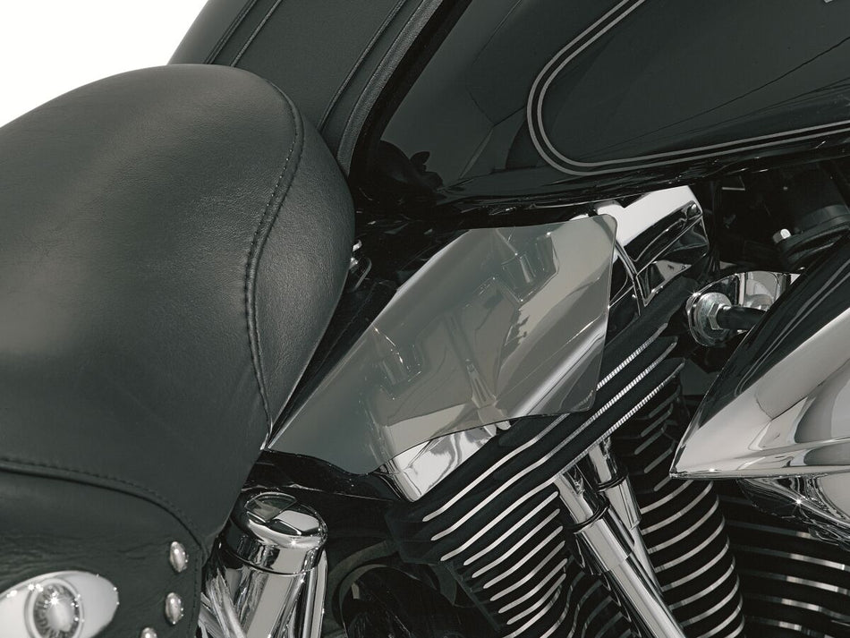 SADDLE SHIELD REFLECTIVE SMOKE