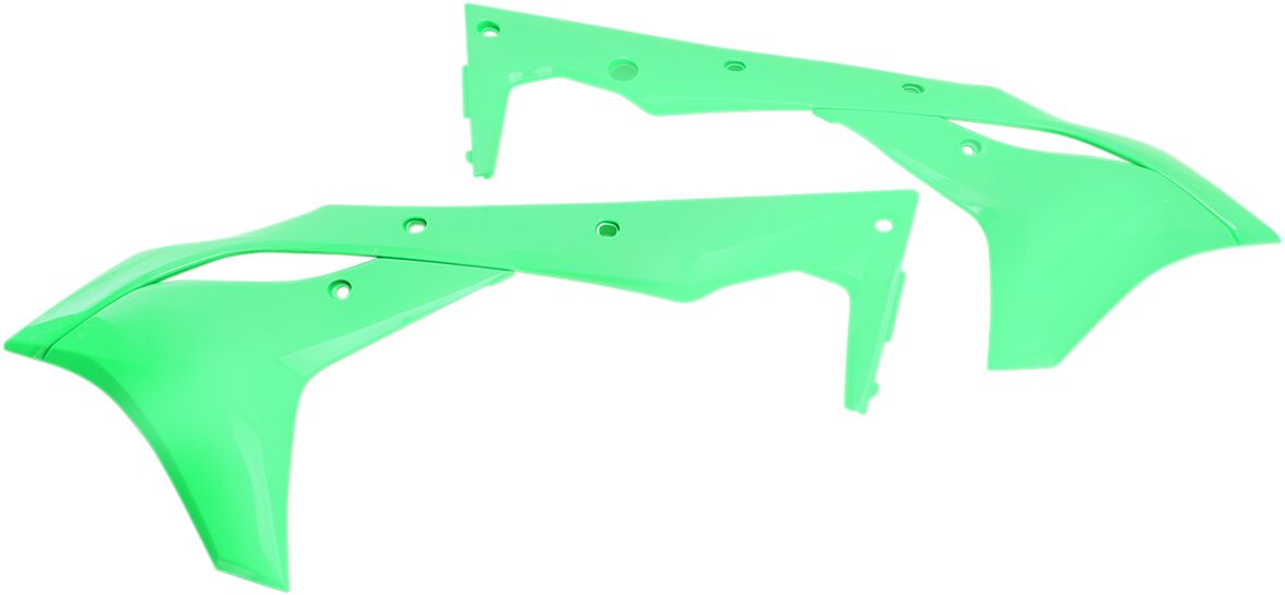 RADIATOR COVERS KAWASAKI KXF250 FLUO GREEN