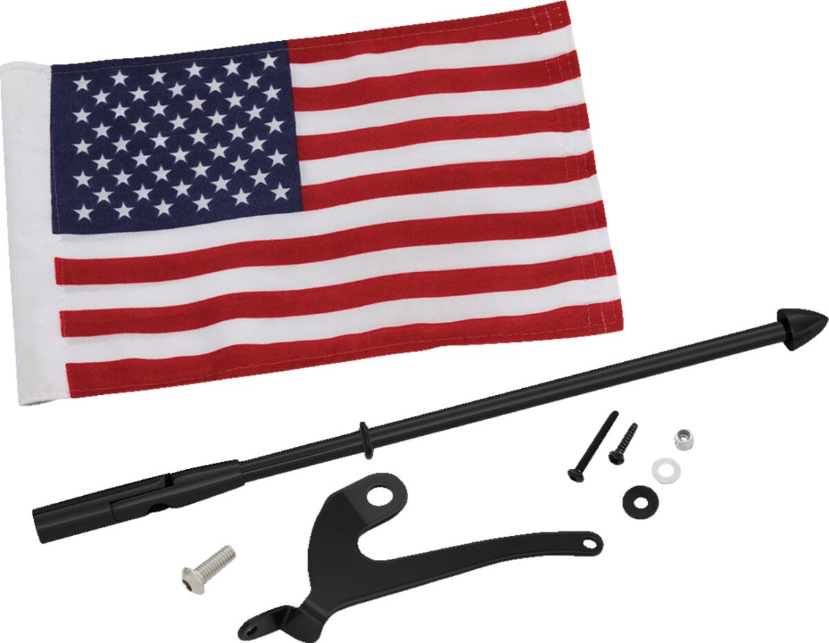FLAG POLE TRUNK FOLDING LEFT SIDE BLACK CAN-AM RT/F3