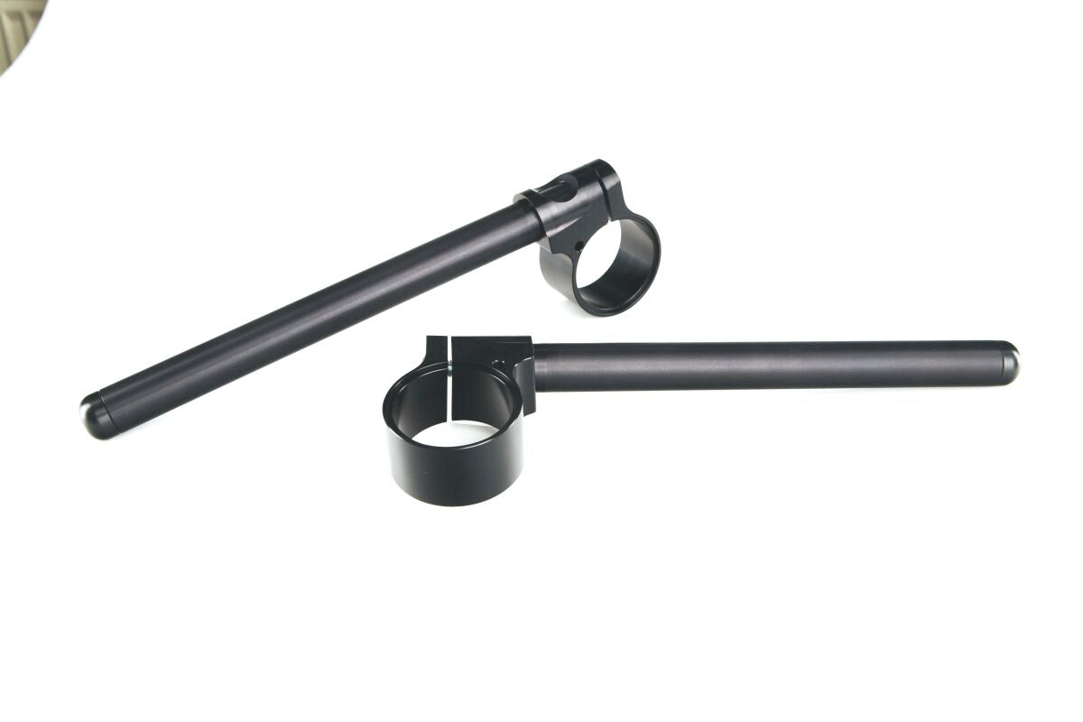 CLIP-ON-RACING-SET ALUMINIUM Ø 53MM BLACK