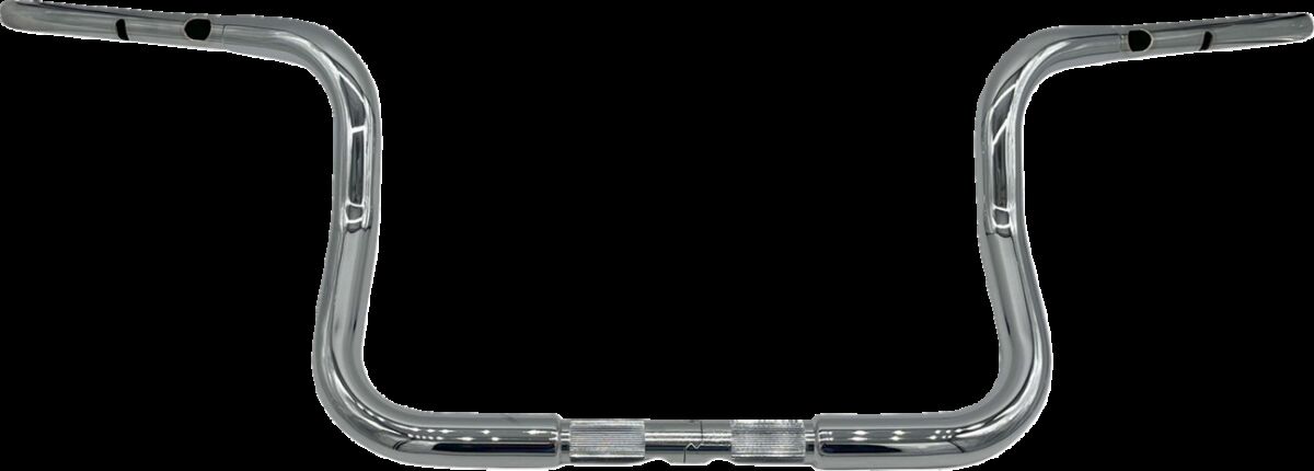 H-BAR RND TOP CHR 1.25" 10" FLHX,SE