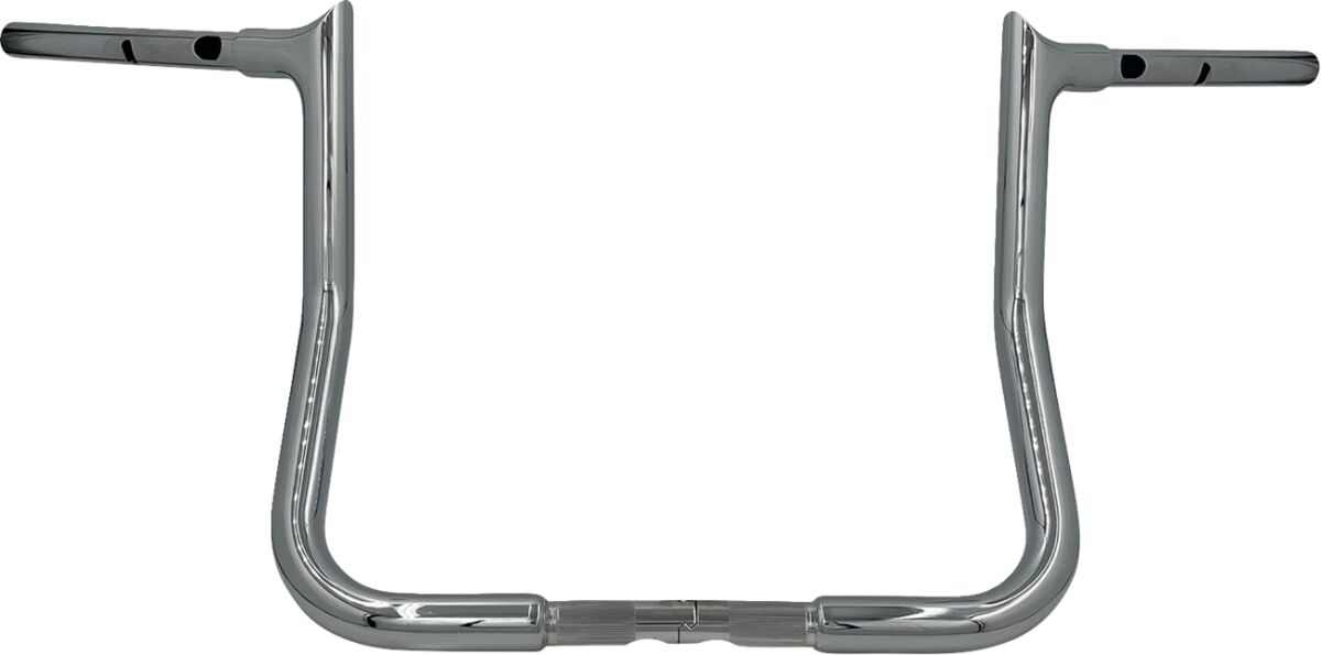 EZ Install Reduced Reach Pointed Top Handlebar - 1-1/4" x 13" - Chrome