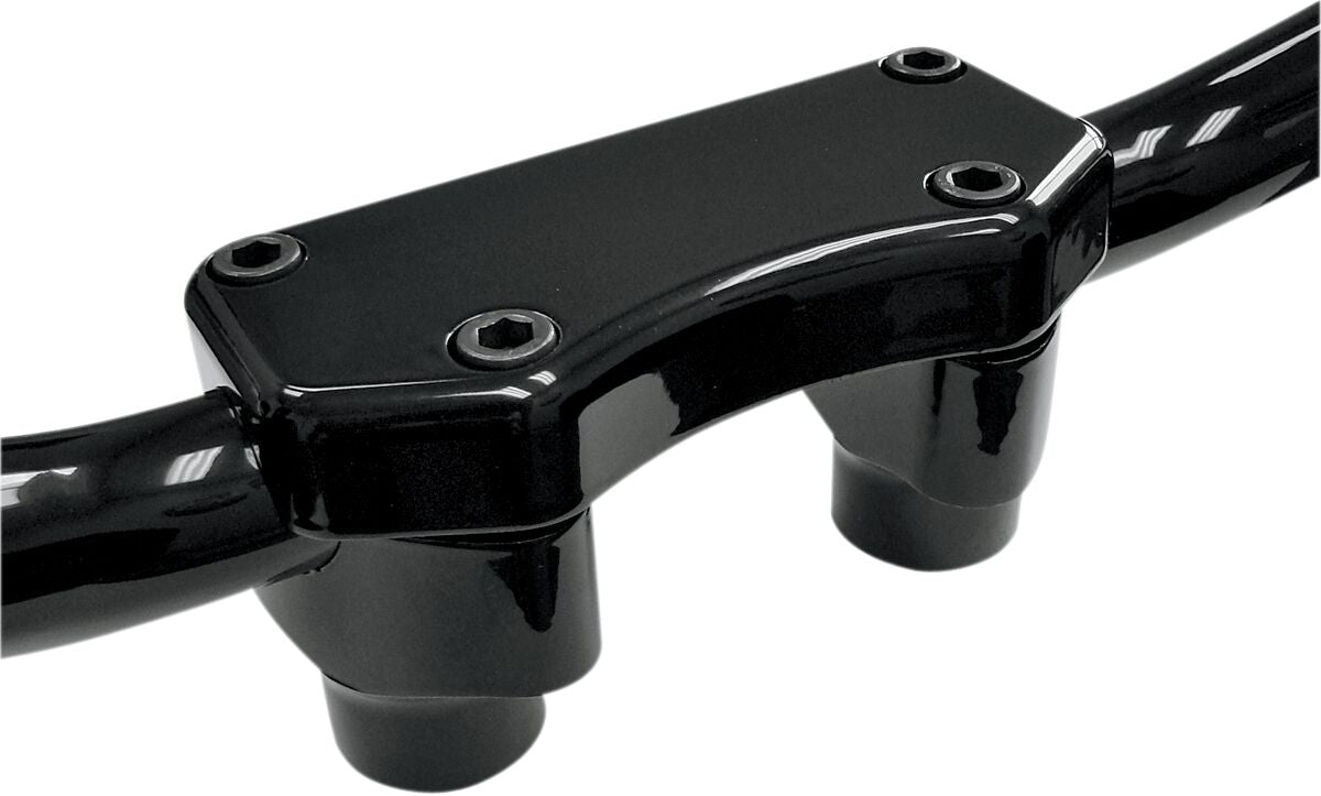 RISER KIT BUFFALO 1.5" W/ TOP CLAMP BLACK FOR 1"