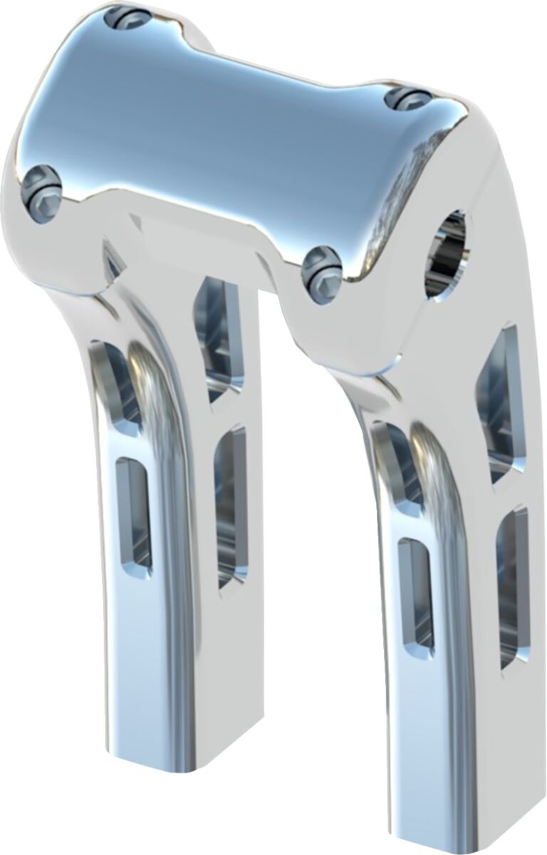 RISER W/1.25" CLAMP GHOST 8" CHROME