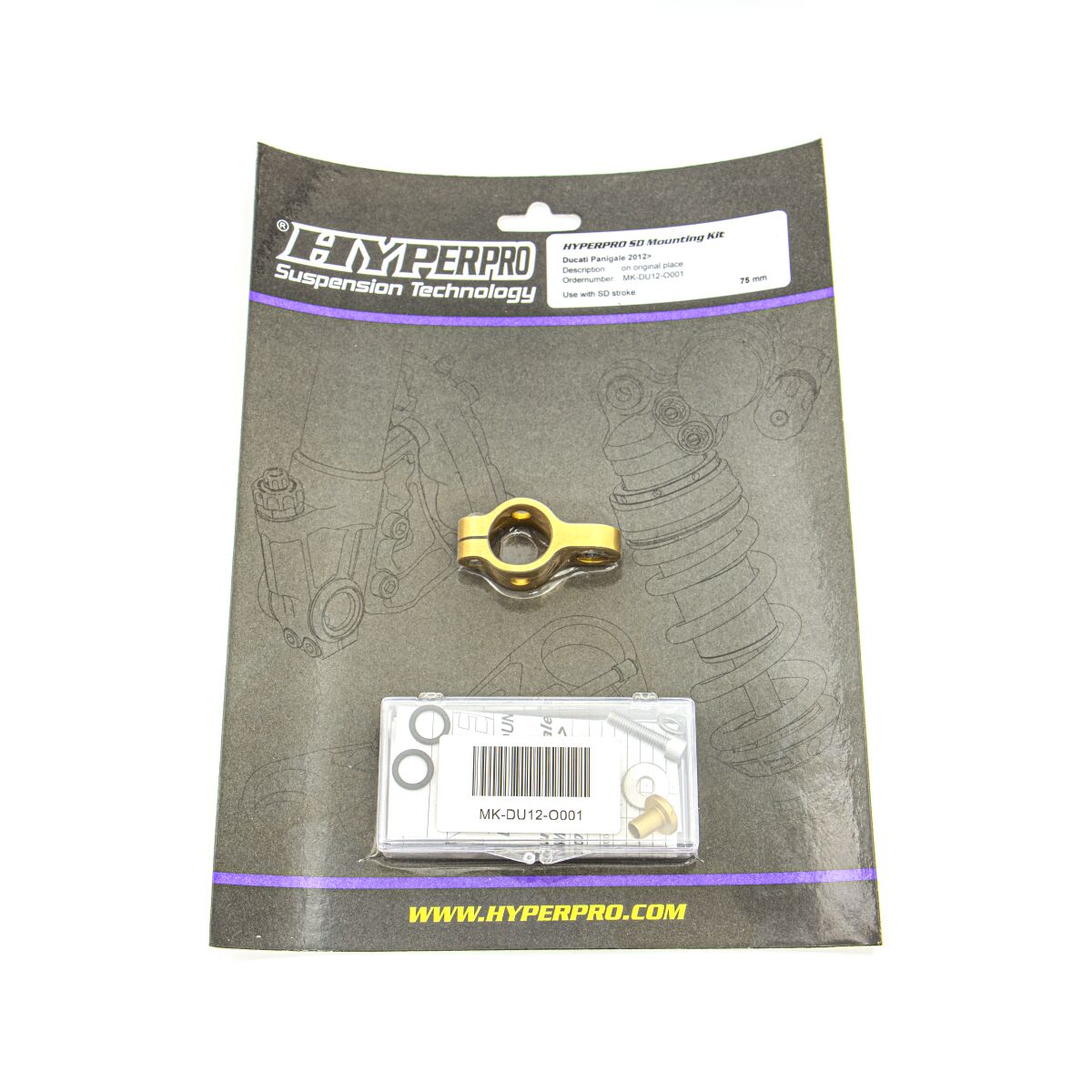 STEERING DAMPER MOUNTING KIT DUCATI