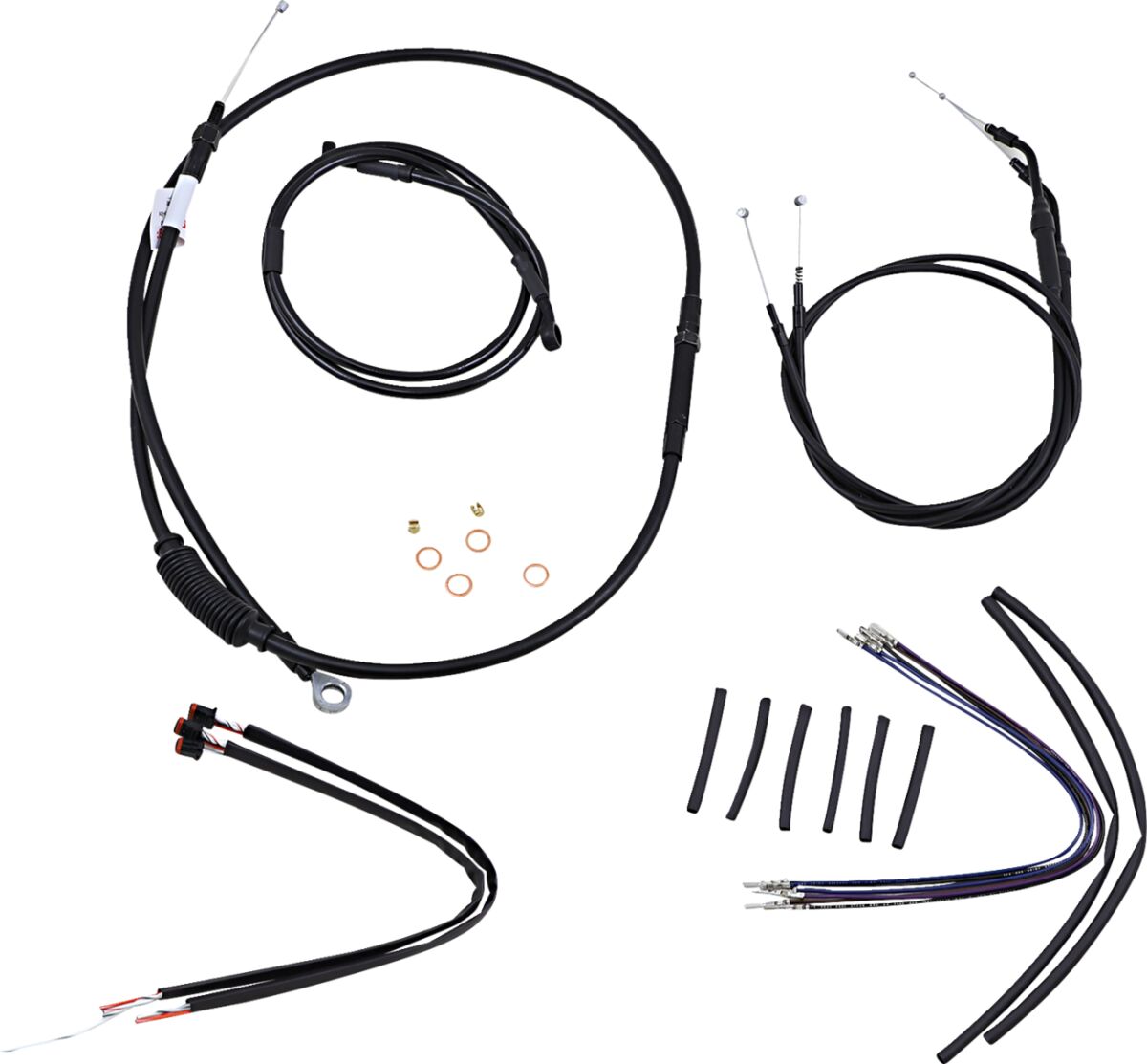 CABLE KIT T-BAR 12" NON-ABS BLACK
