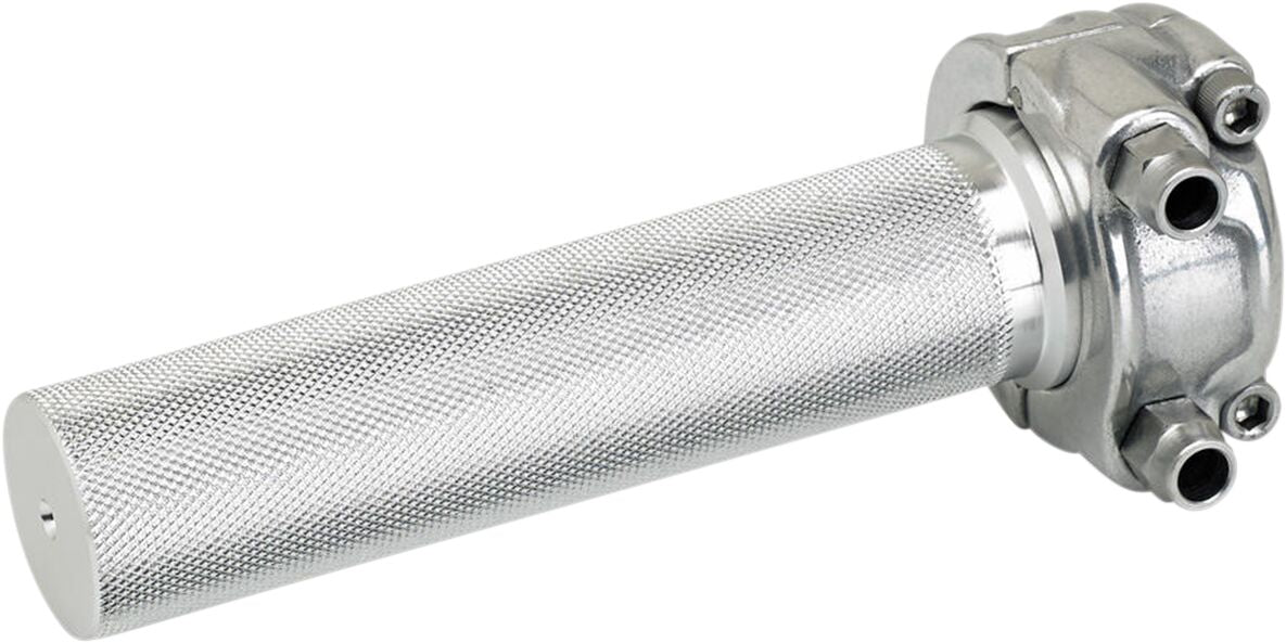 WHISKEY 1" THROTTLE DUAL CABLE ASSEMBLY POLISHED