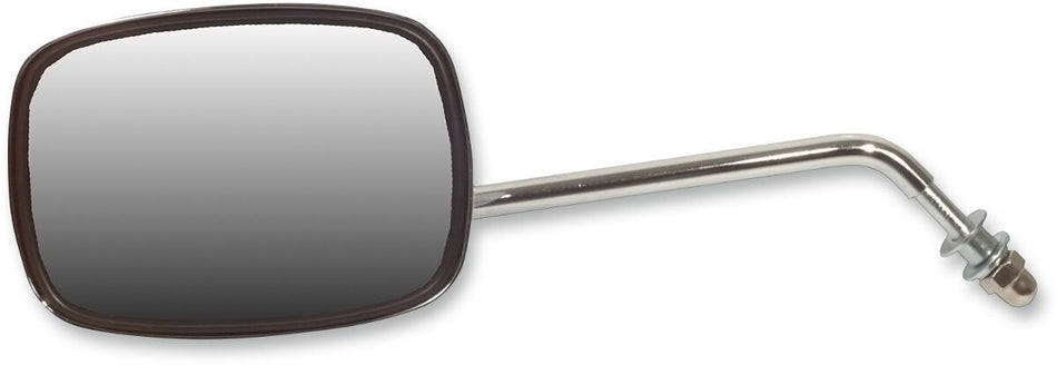 MIRROR SHORT STEM BOLT-ON LEFT CHROME