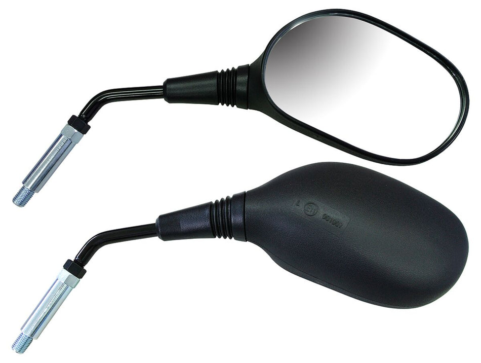 MIRROR OEM REPLACEMENT BLACK LEFT