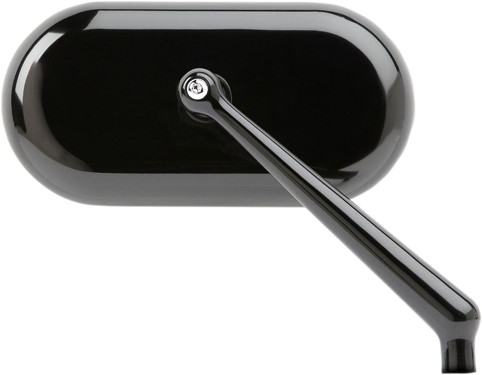 MIRROR OVAL BLACK RIGHT