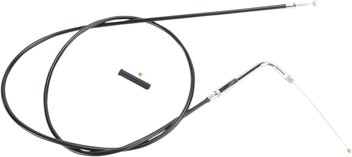THROTTLE CABLE BLACK VINYL 58"