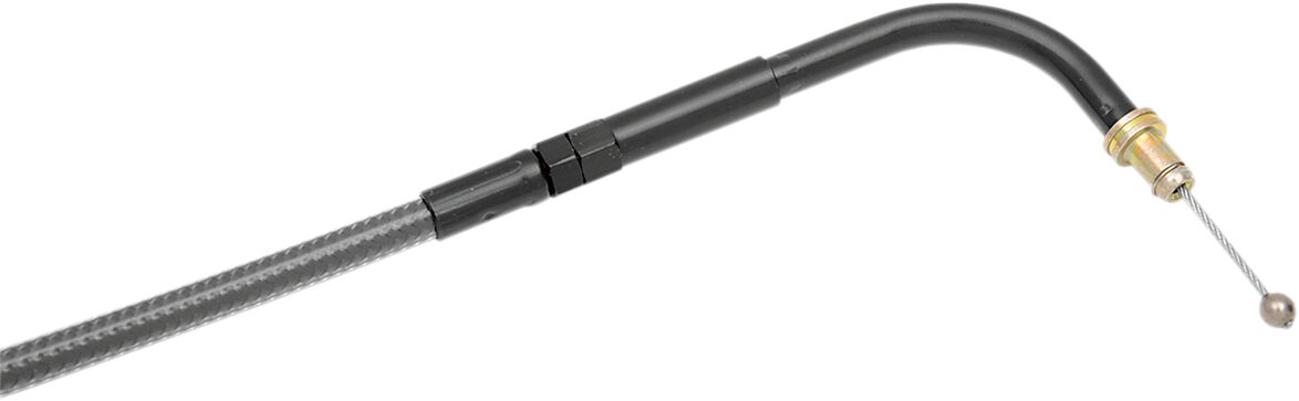IDLE-CRUISE CABLE ALT-LENGTH REPLACEMENT BLACK PEARL CHROME BLACK/CLEAR