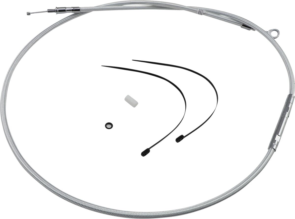CLUTCH CABLE TWO-PIECE STERLING CHROMITE® II CHROME NATURE/CLEAR