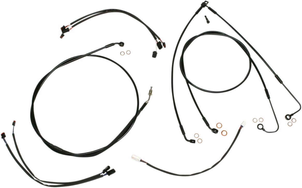 CONTROL CABLE KIT XR BLK