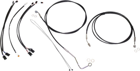 Black/Chrome XR Control Cable Kit