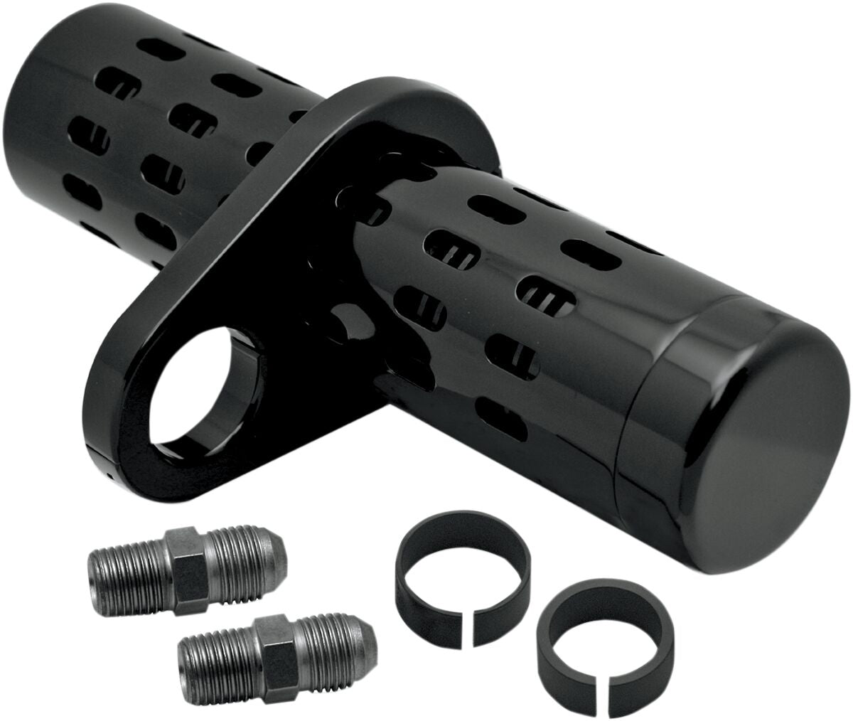 OILCOOLER BLACK 1-1.25"