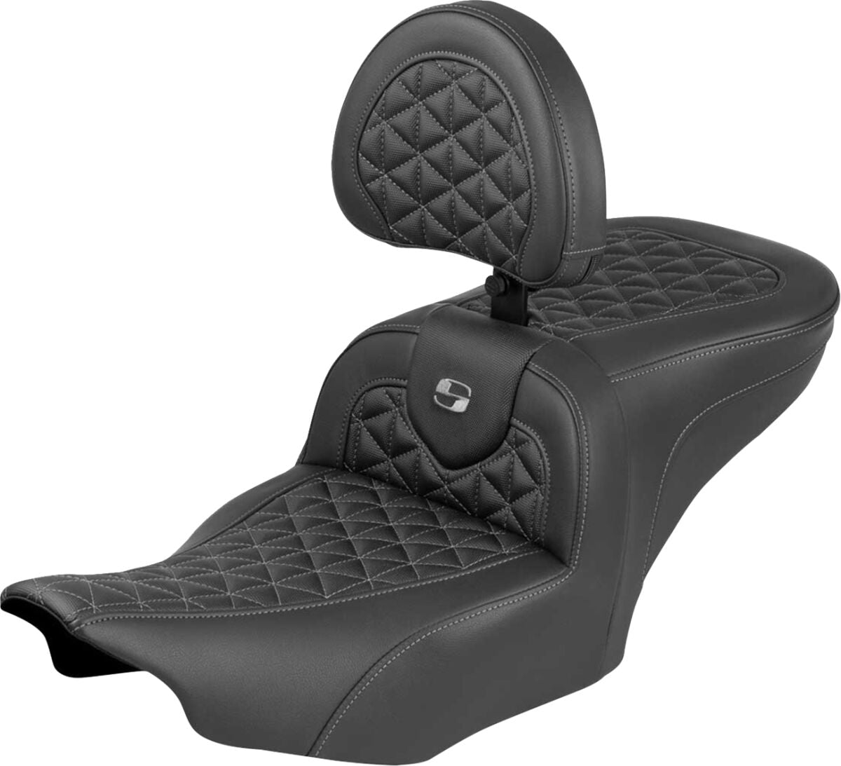 Roadsofa™ Seat - with Backrest - Gray Stitch