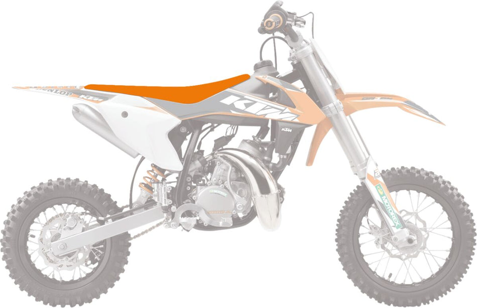 PYRAMID SEAT COVER ORANGE