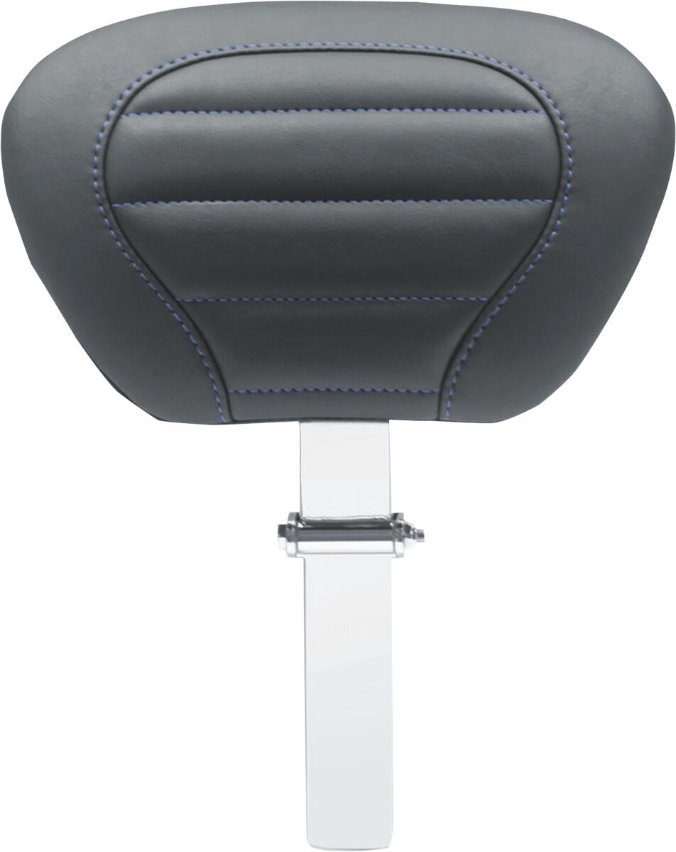 BACKREST DRIVER BLK W/BLU