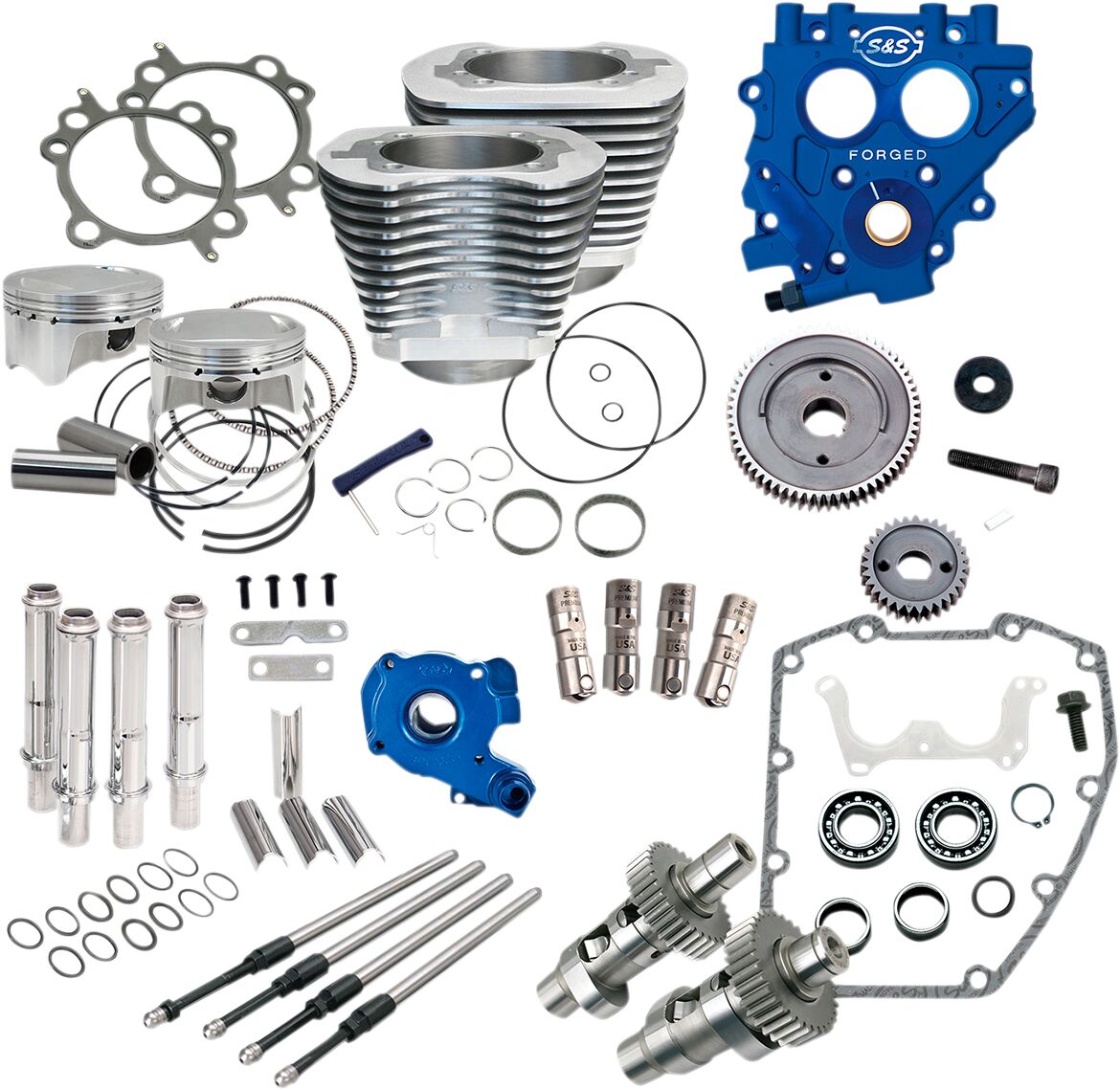 POWER PACKAGE 100" GEAR DRIVE CAM SILVER
