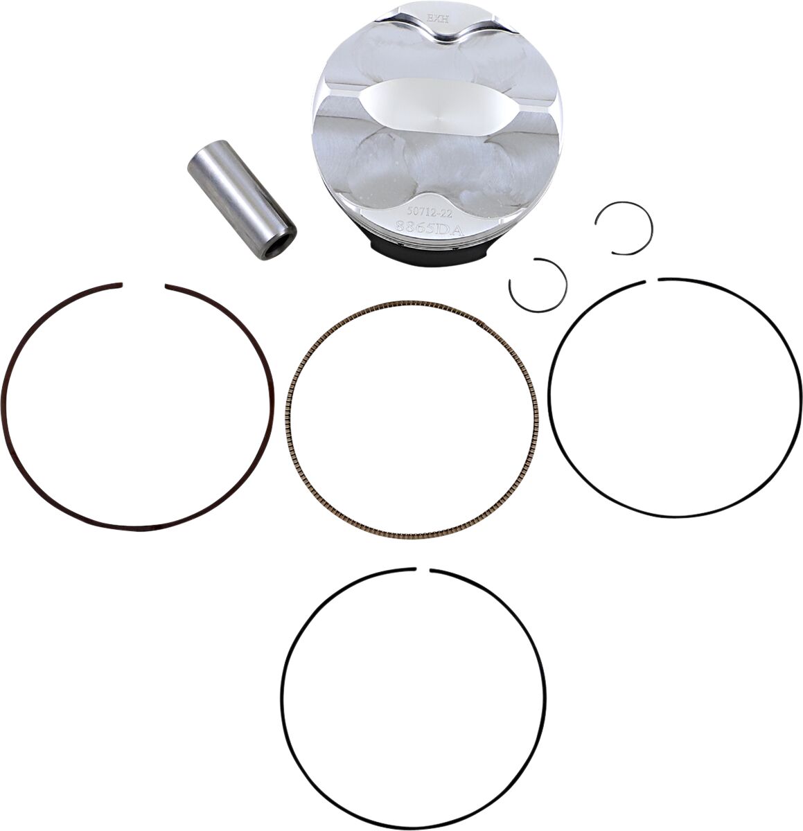 PISTON KIT FORGED STEEL OEM REPLACEMENT / YAMAHA / SIZE STANDARD