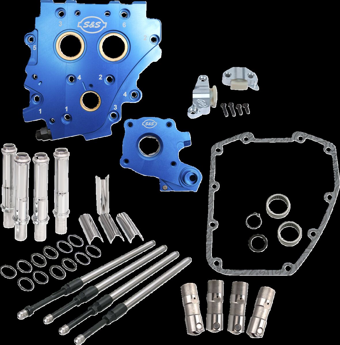 Cam Chest Kt w/o Cams Chain drive Wtr cooled Chr PR TC 07-16