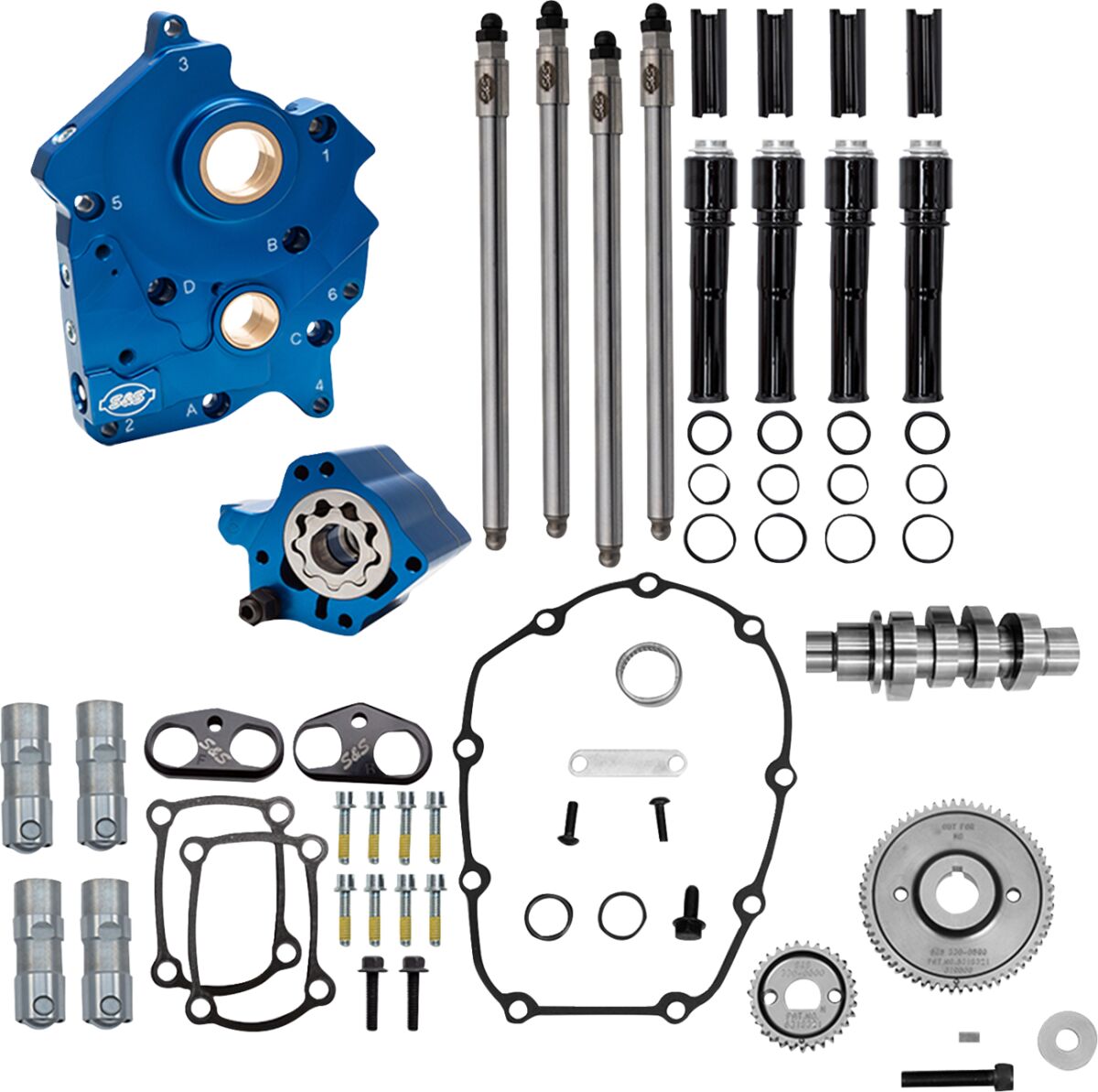 KIT CAM CHEST 496 GEAR O/C BLACK TUBE M8 W/O VVT 2017-25