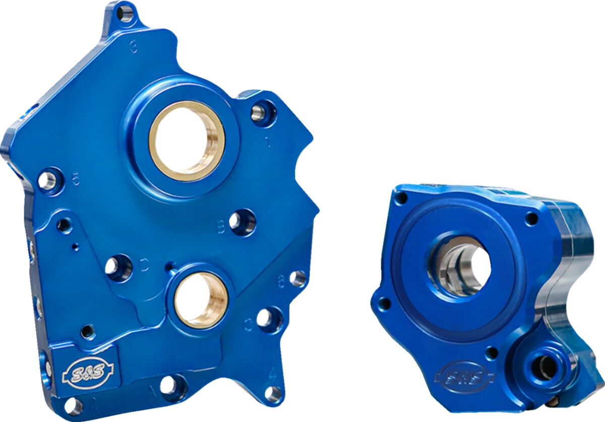 CAM SUPPORT PLATE AND OIL PUMP M8 W/VVT