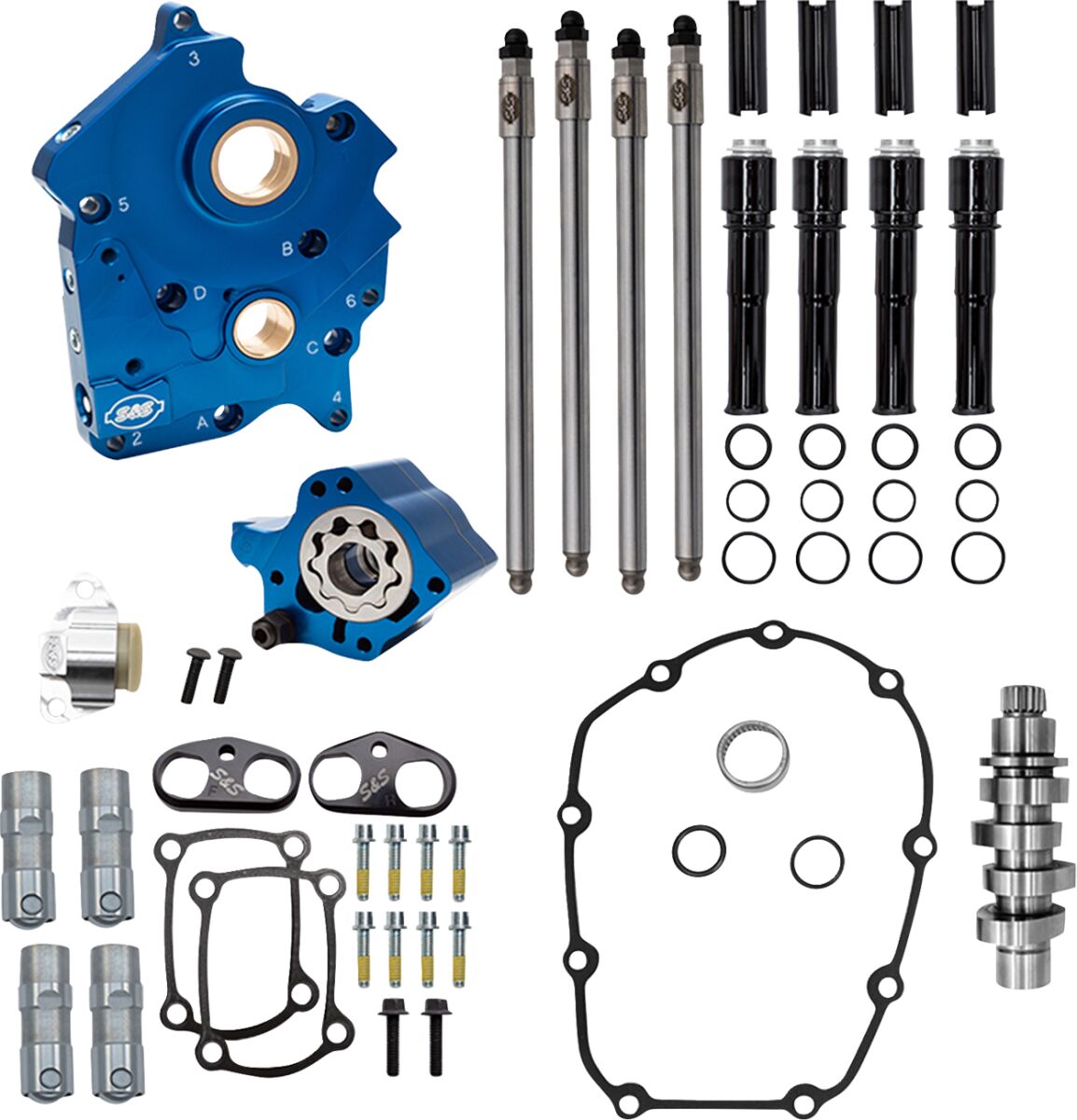 CAM CHEST KIT BLK PUSH TUBES