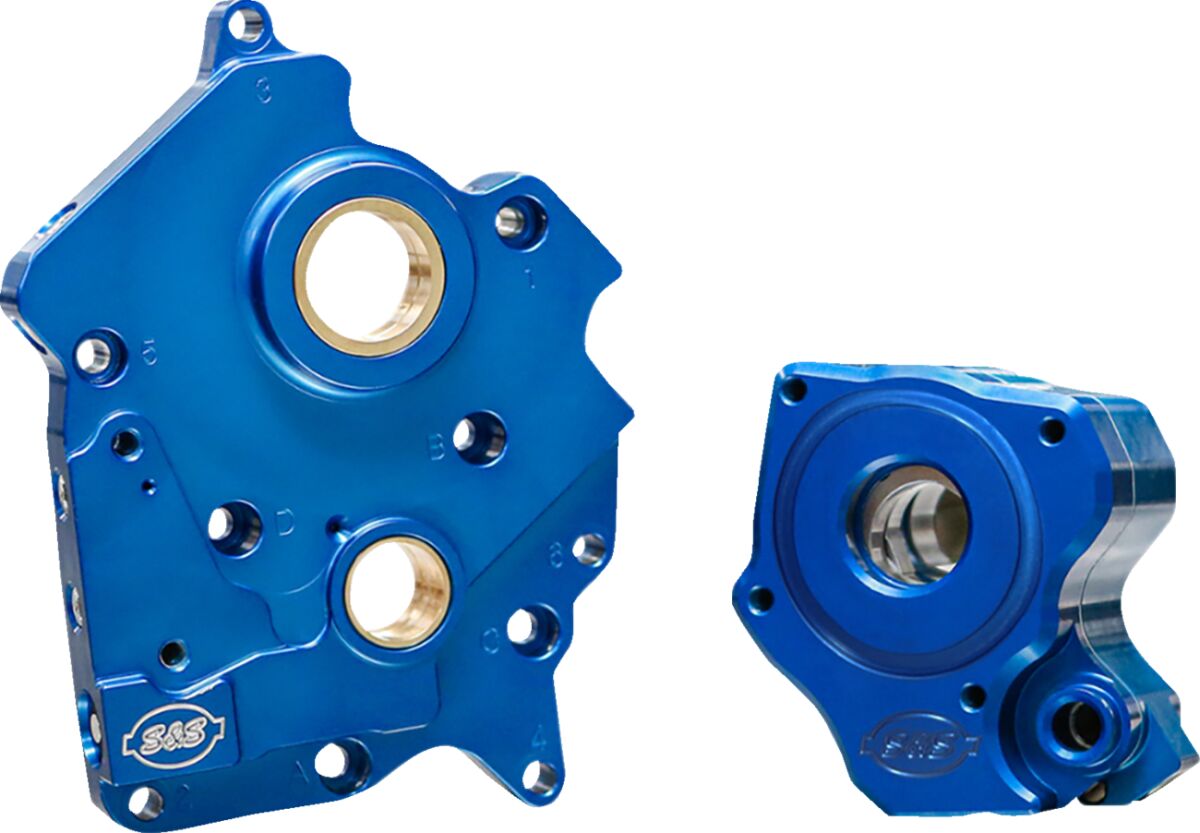 Cam Support Plate and Oil Pump - Oil Cooled - VVT M8