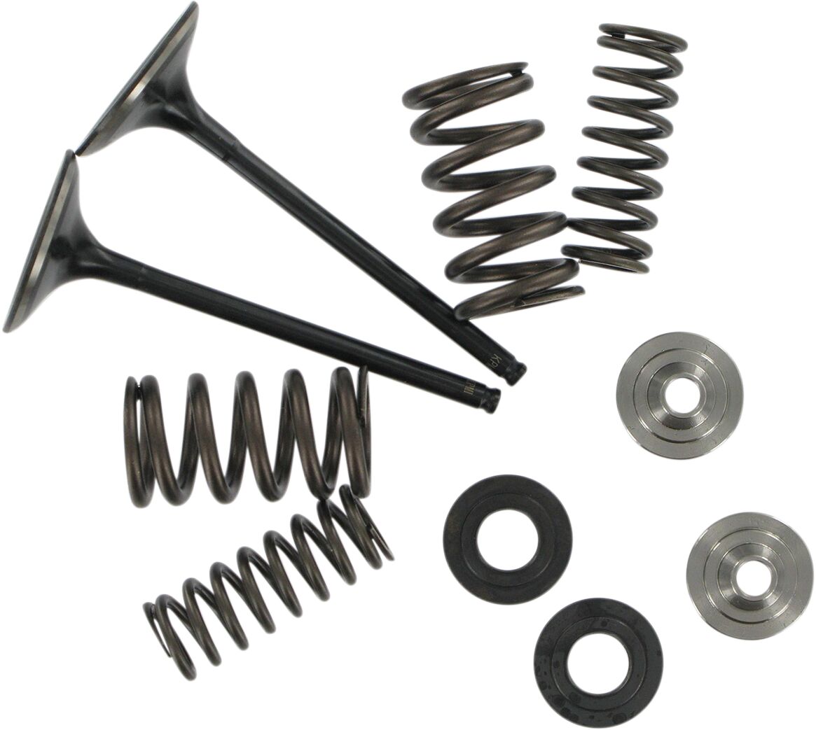 INTAKE VALVE & SPRING KIT TITANIUM RETAINER