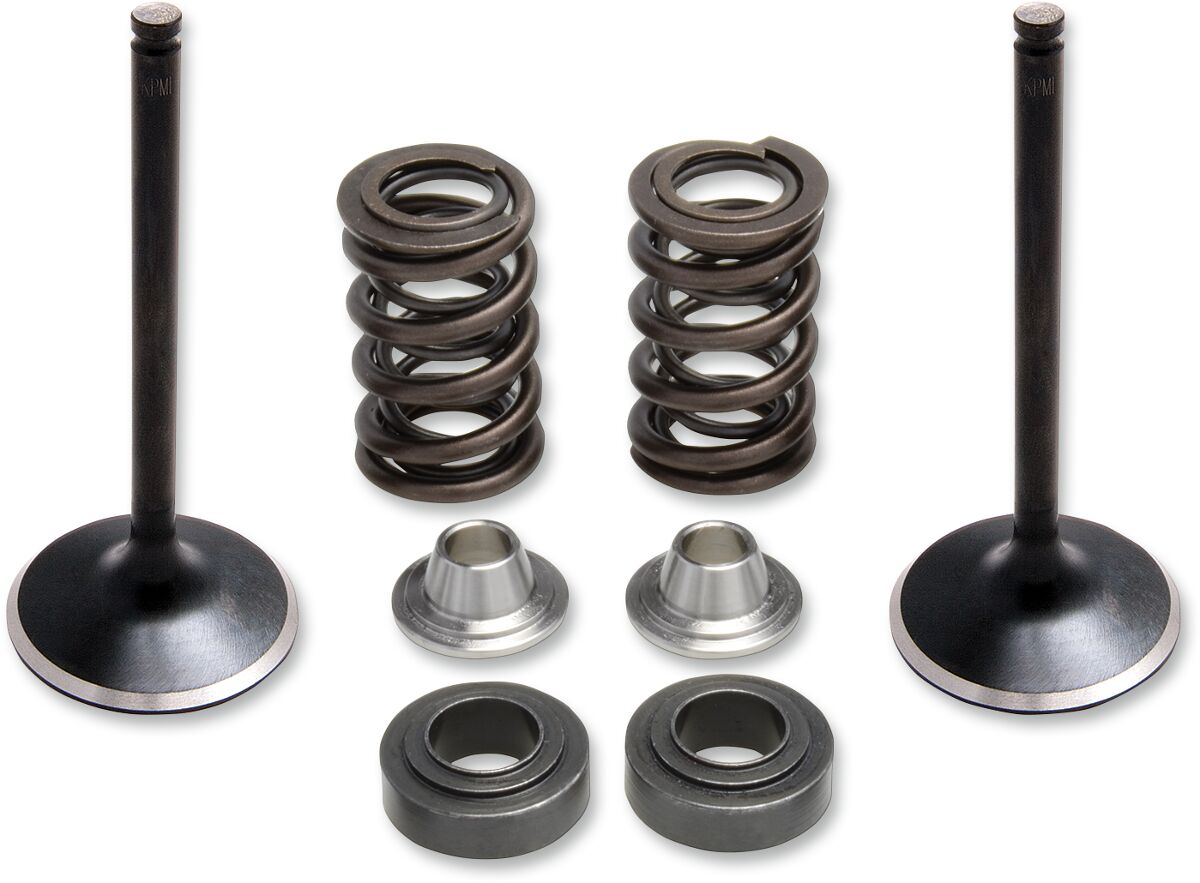 INTAKE VALVE & SPRING KIT TITANIUM RETAINER