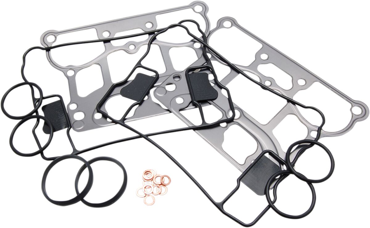 ROCKER BOX REBUILD GASKET KIT S&S "DIE CAST BOX" TC