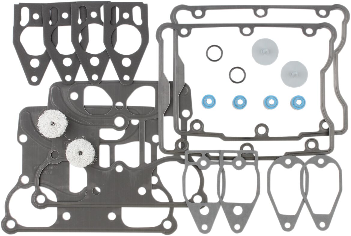 ROCKER BOX REBUILD GASKET KIT SCREAMIN EAGLE 0.530" VALVE GUIDES