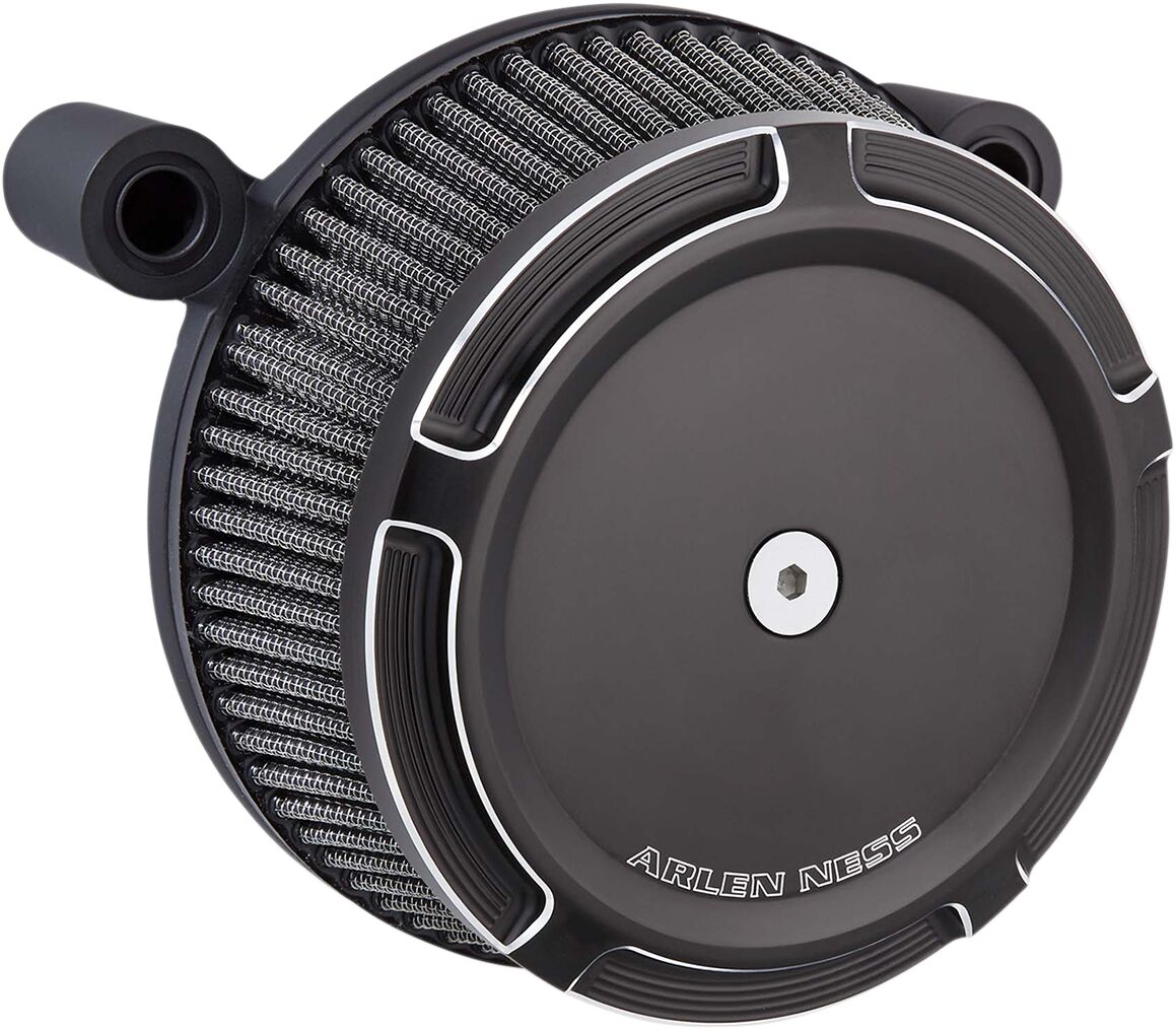 AIR FILTER KIT BIG SUCKER STAGE 1 WITH SYNTHETIC AIR FILTER BEVELED BLACK
