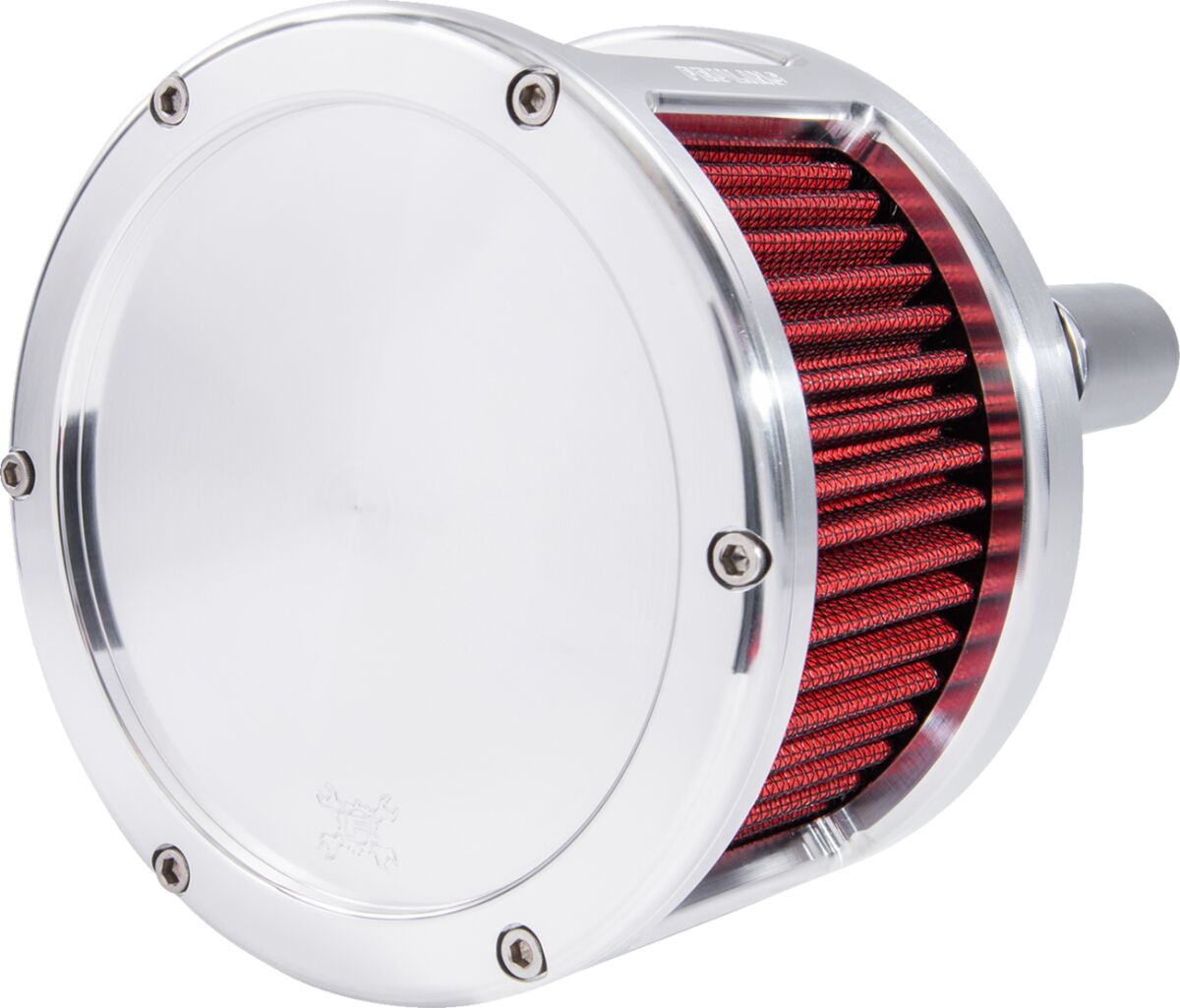 Air Cleaner - BA Race Series - Raw - Solid Cover - Red - M8