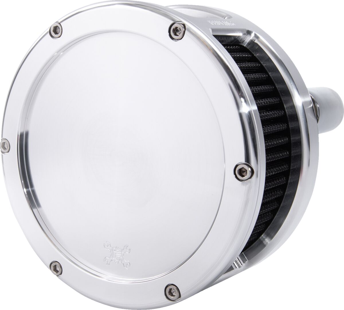 Air Cleaner - BA Series - Raw - Solid Cover - Black - M8