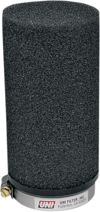 CLAMP-ON SNOWMOBILE POD FILTER STRAIGHT BLACK
