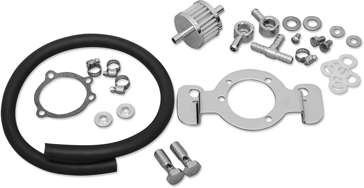 CRANKCASE BREATHER/SUPPORT BRACKET